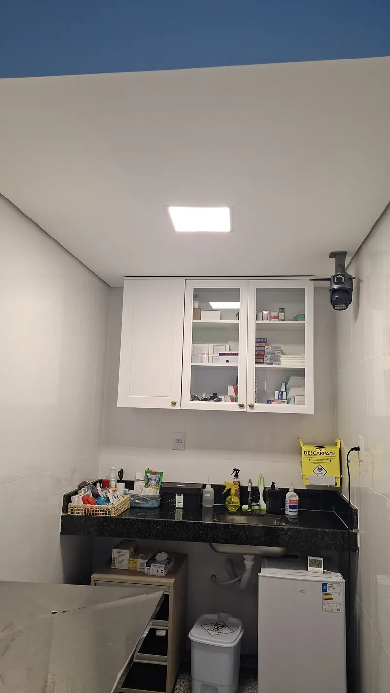 Sala de atendimento veterinário da Hope Pet Shop, onde também são aplicadas as vacinas